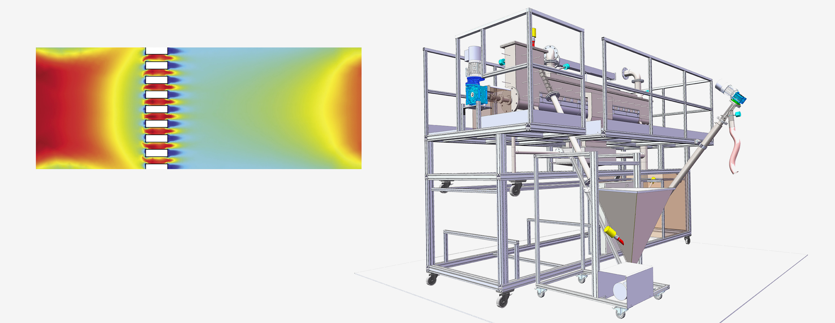 3D-CAD-Konstruktion einer Prototypenanlage