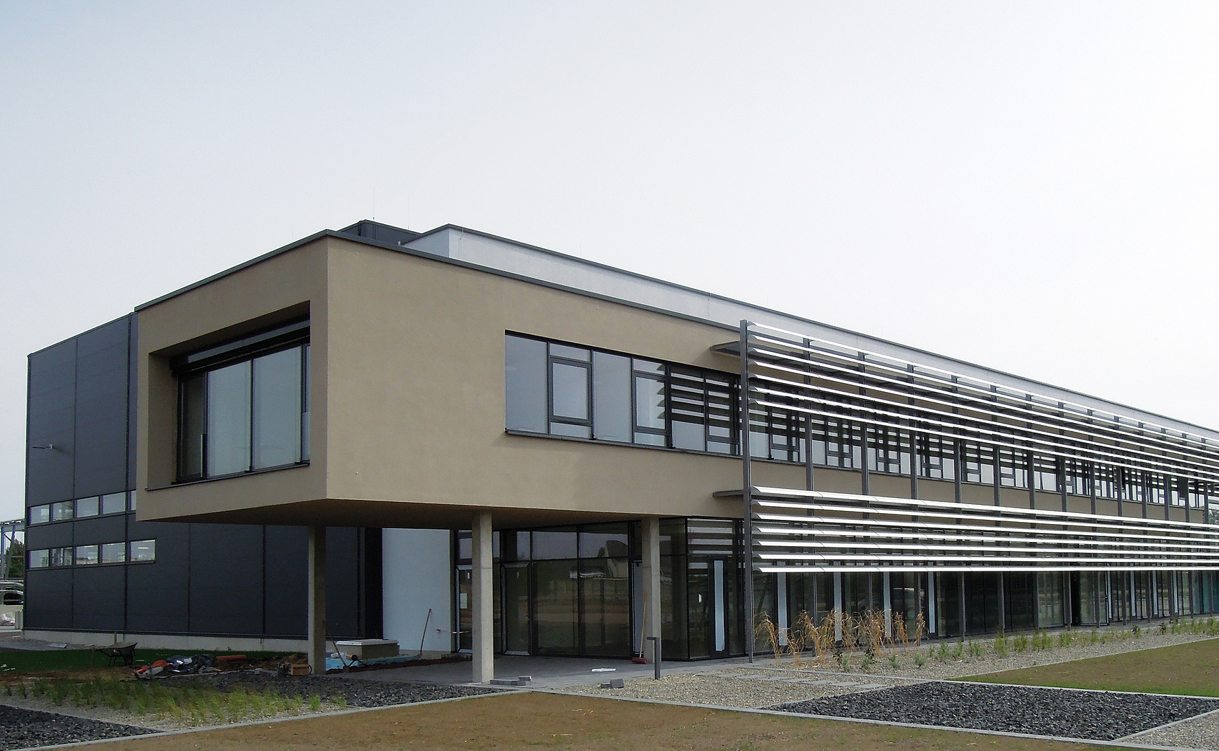 Das neu eröffnete Fraunhofer-Zentrum für Chemisch- Biotechnologische Prozesse CBP in Leuna.