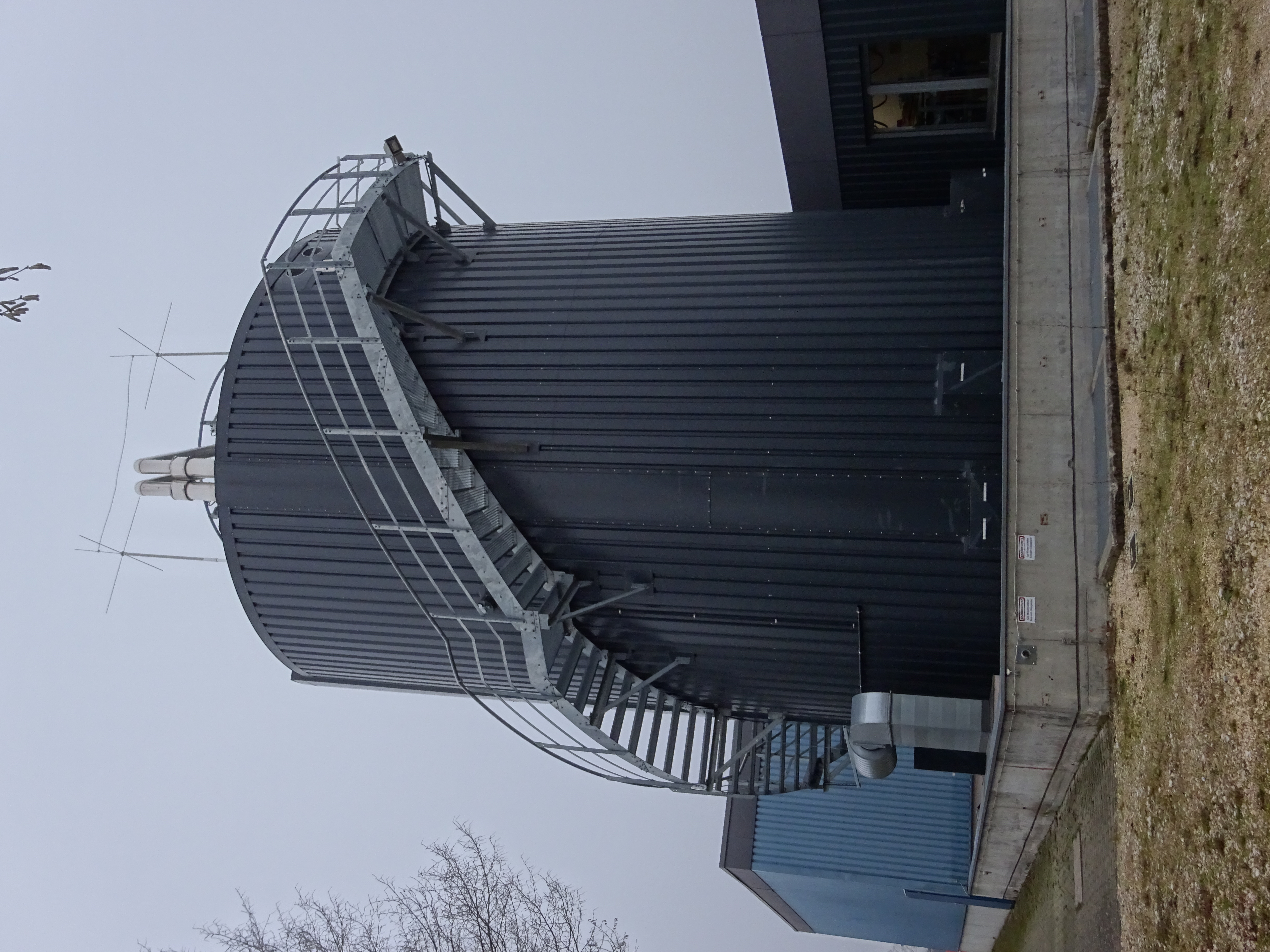 Hochlastfaulung auf der Kläranlage  Erbach.