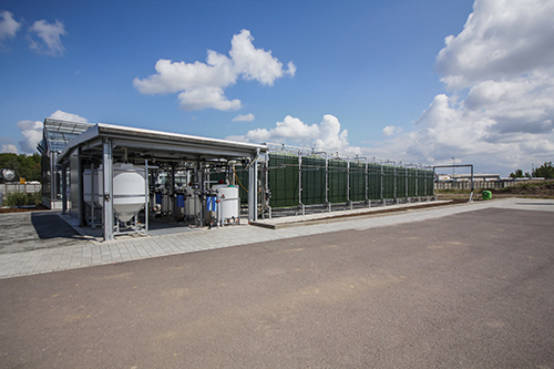 Outdoor facility at the Fraunhofer CBP