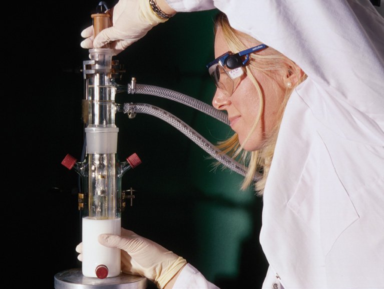 Emulsion polymerisation.