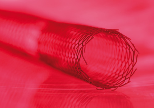 Stent coating in plasma. Stent coating in plasma.