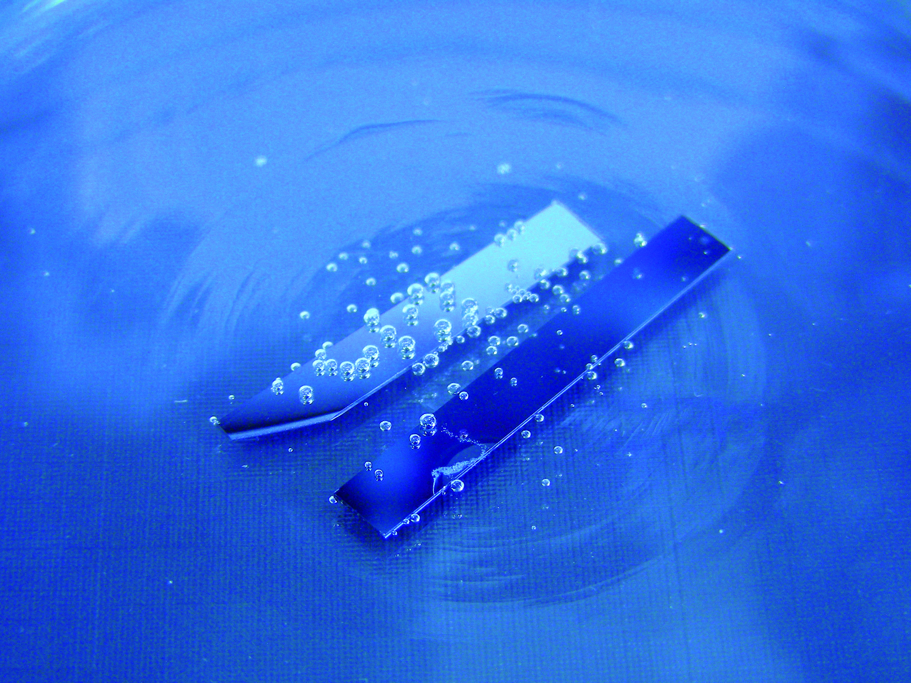 Water purification with plasmas.