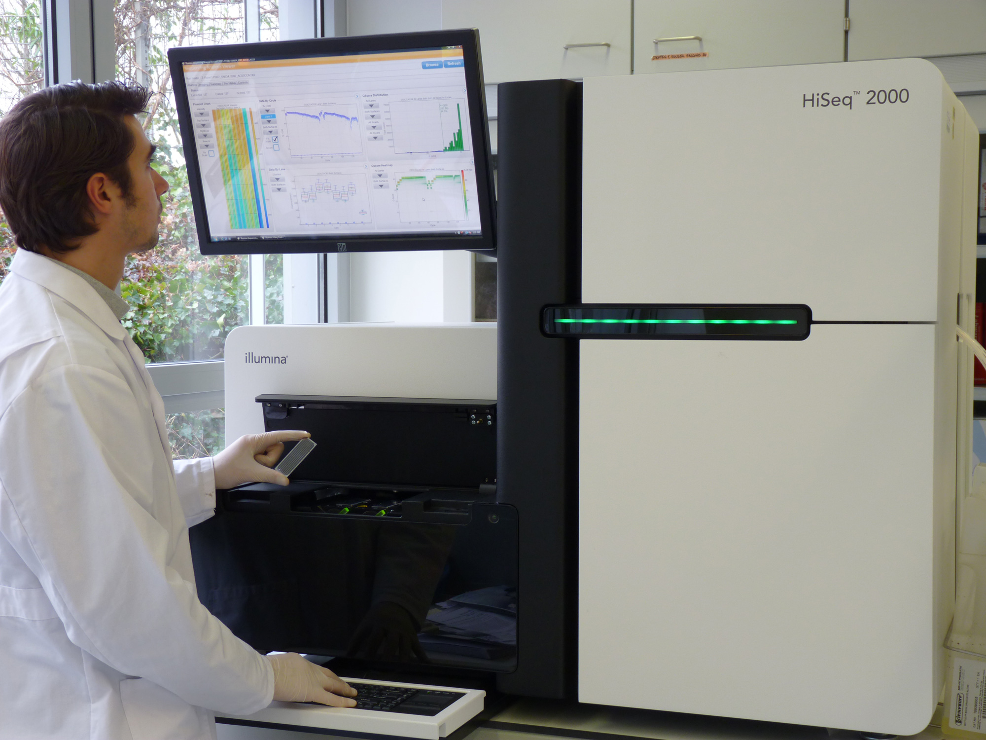 Illumina high-throughput sequencing platform.