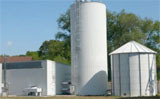 One-stage high-load digestion plant in Ilsfeld.