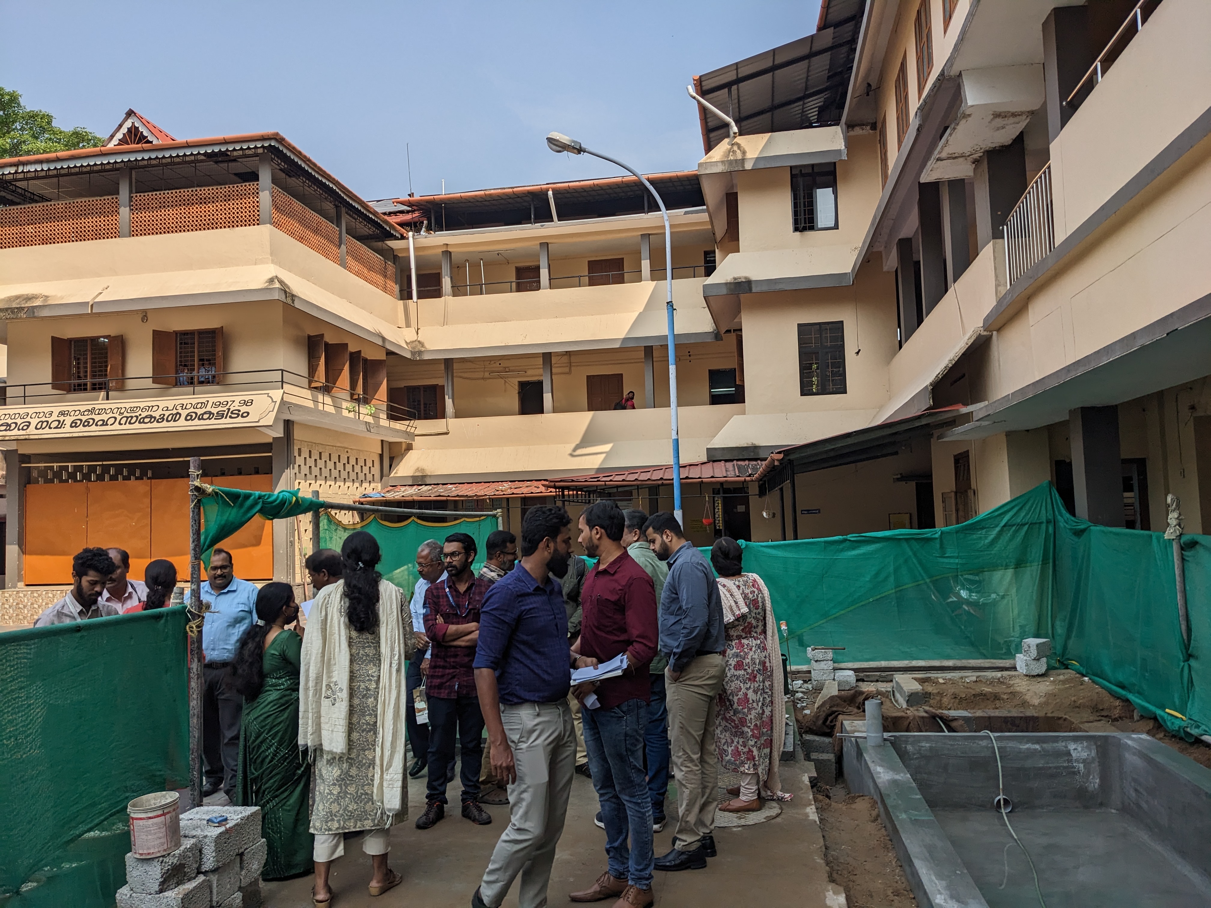 A nature-inspired wastewater treatment is being built at the Government Higher Secondary School in Kochi.